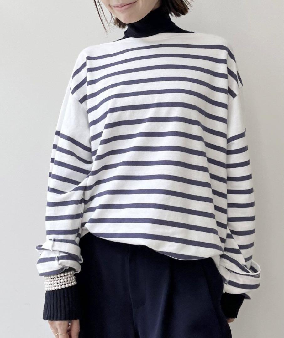 アパルトモン　グッド グリーフ　BORDER CROPPED TEE GOOD GRIEF!/グッドグリーフ】Border New L/S Tee