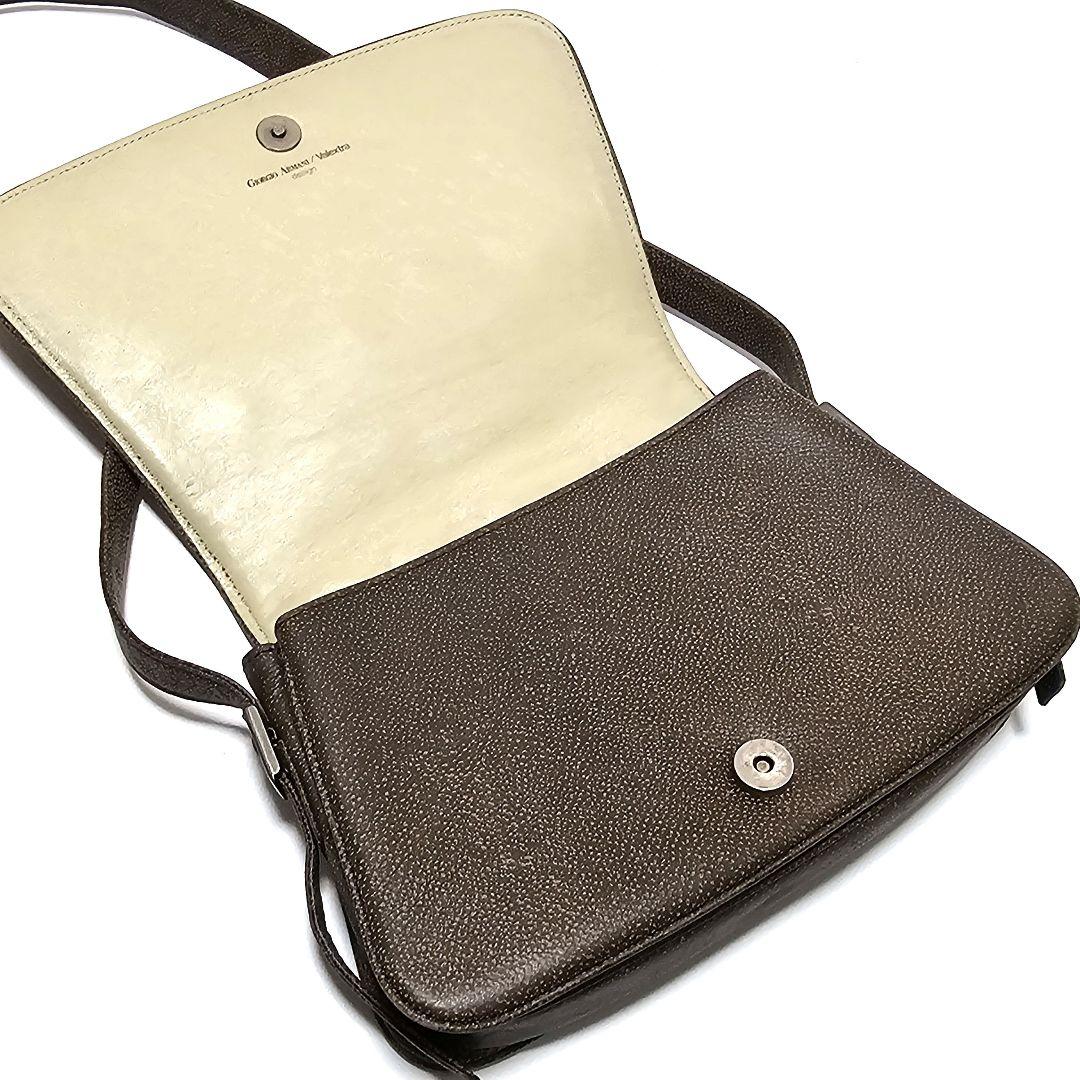 【高級コラボ】valextra ヴァレクストラ ARMANI ショルダーバッグ
