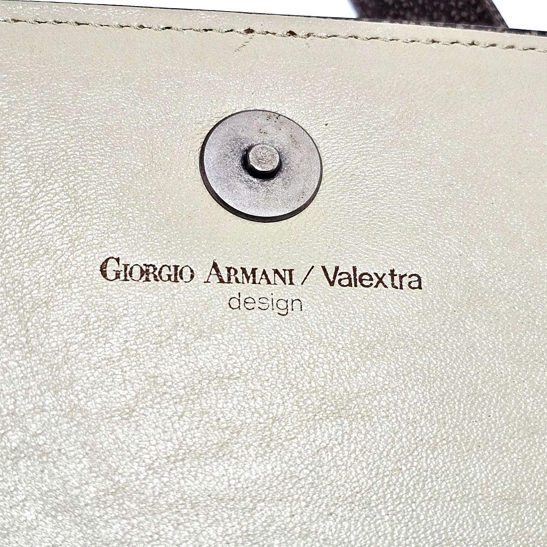 【高級コラボ】valextra ヴァレクストラ ARMANI ショルダーバッグ