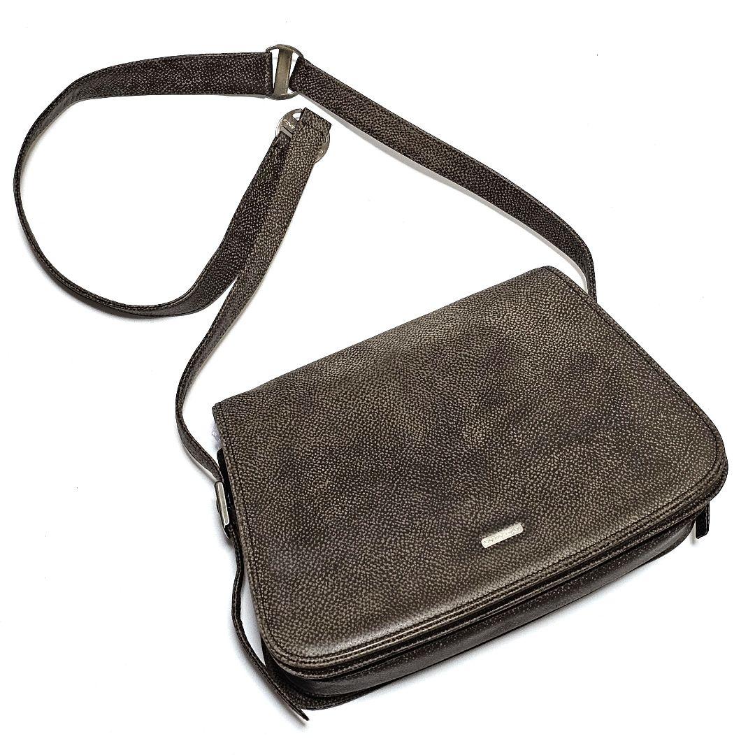 【高級コラボ】valextra ヴァレクストラ ARMANI ショルダーバッグ