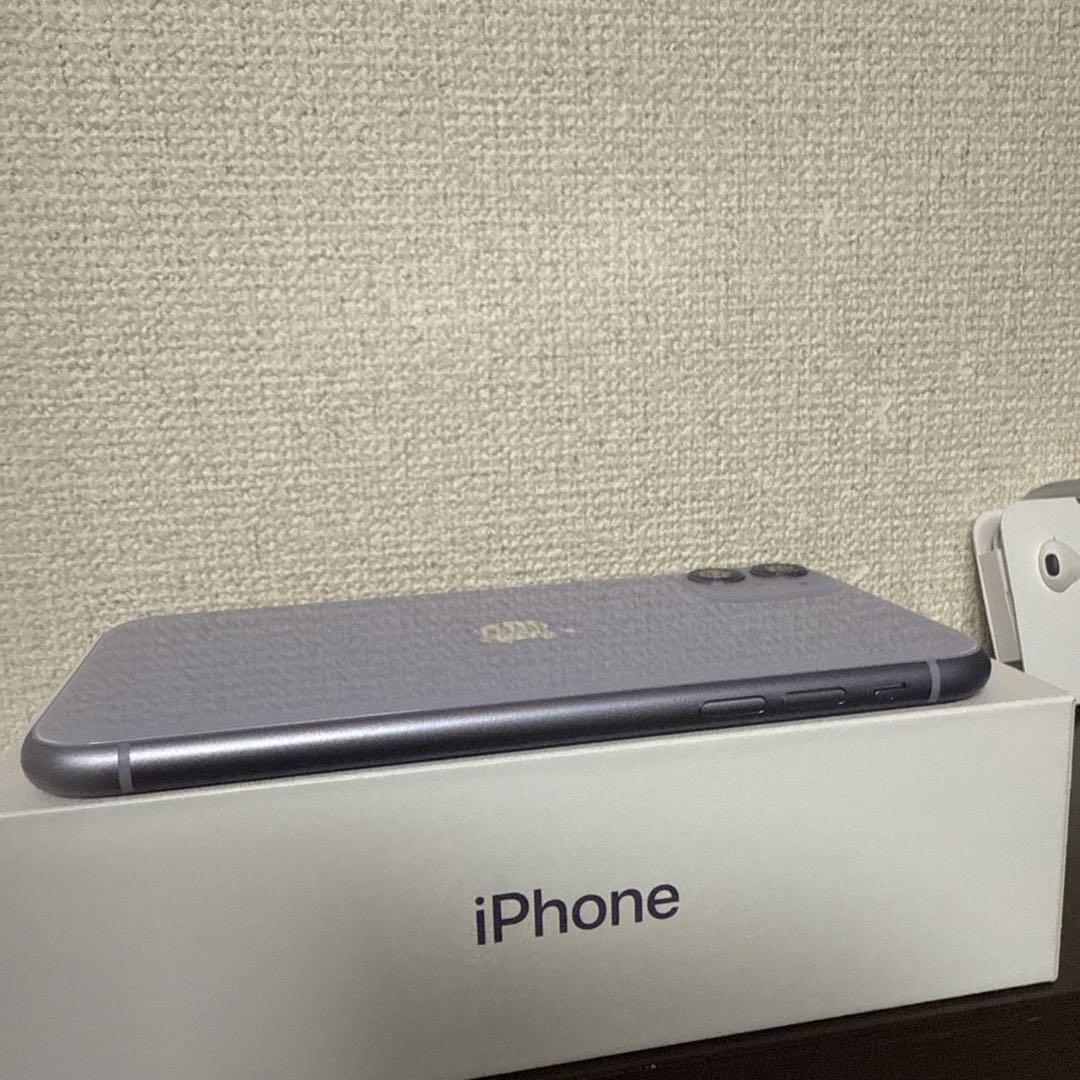 ト*カ様 iPhone11 パープル 64GB 傷なし美品付属品未使用