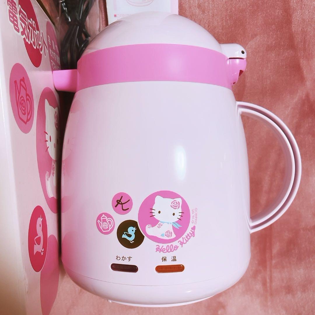 希少レア　ハローキティ　電気ポット　湯沸かし器　2005 サンリオ　平成レトロ 希少レア ハローキティ 電気ポット 湯沸かし器 2005 サンリオ
