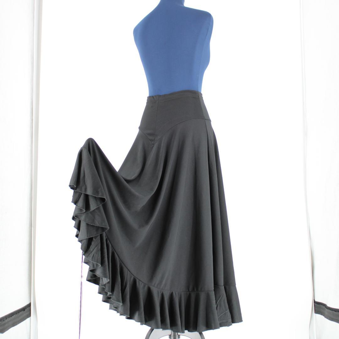 【美品 フラメンコ衣装】ブラック primaboutique ファルダ スカート