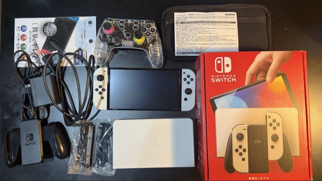 新品　Nintendo Switch(有機ELモデル) Nintendo Switch 有機ELモデル ホワイト＋コントローラー