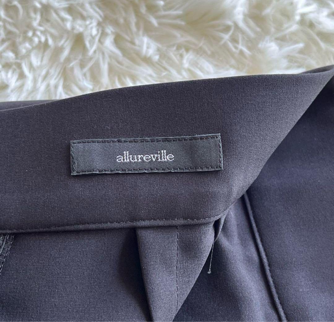 Allureville 未使用タグ付 22SS メニータックタイトスカート S