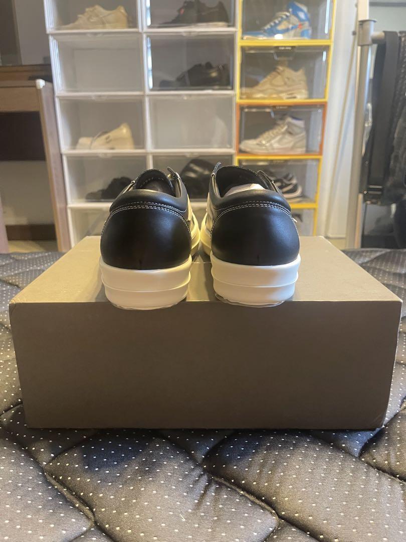 靴 Rick Owens VINTAGE SNEAKS / BLACK MLK 41
