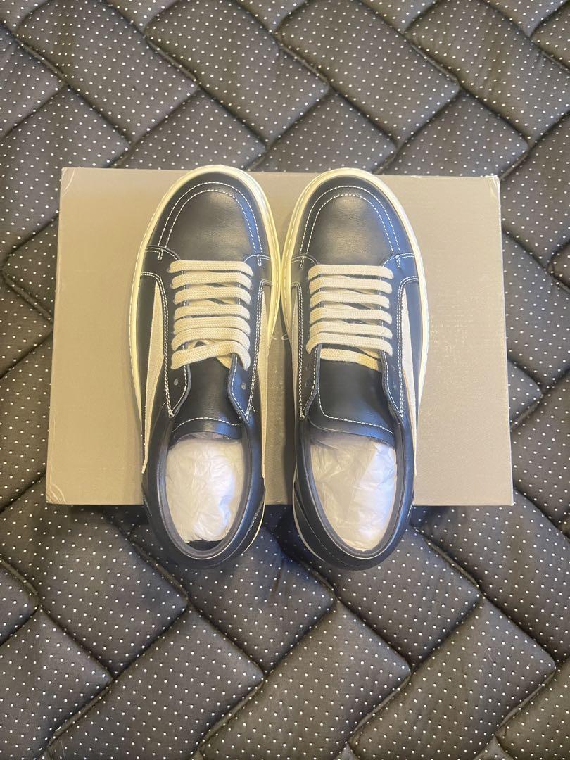 靴 Rick Owens VINTAGE SNEAKS / BLACK MLK 41