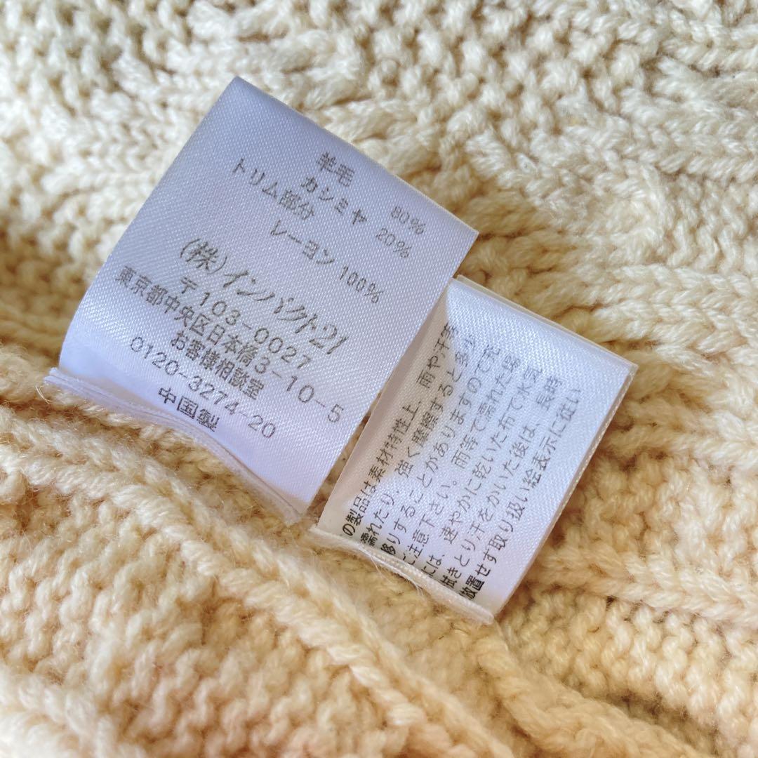 極美品ラルフローレン カシミヤ混ニットカーディガン エンブレム