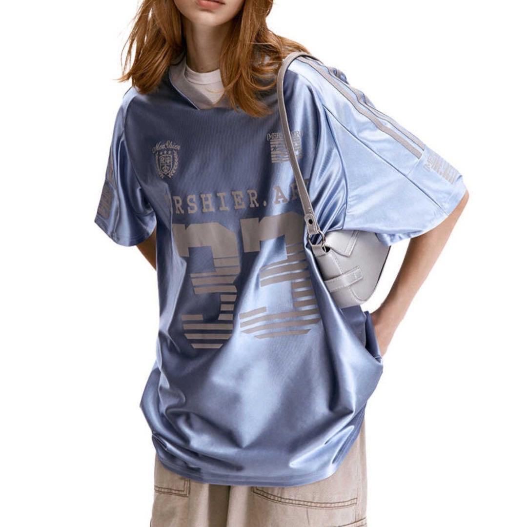 レディース　韓国　ナンバー　ユニフォームTシャツ　100stars　Mサイズ