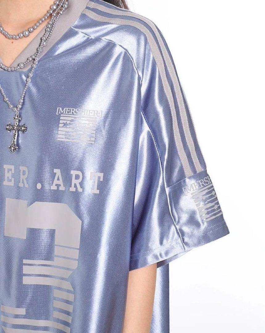 レディース　韓国　ナンバー　ユニフォームTシャツ　100stars　Mサイズ