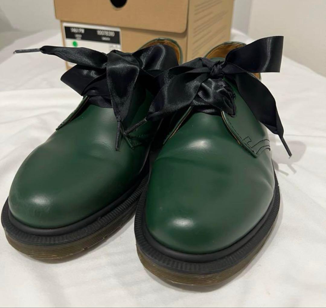 レア　Dr.Martens ドクターマーチン　3ホール　グリーン