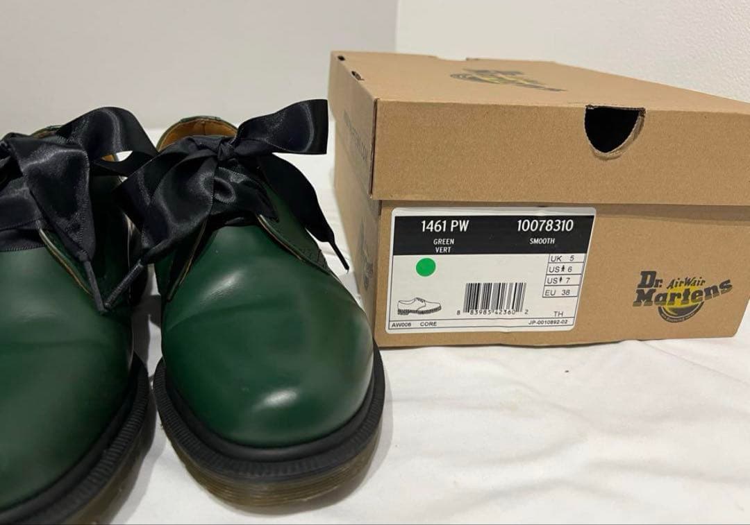 レア　Dr.Martens ドクターマーチン　3ホール　グリーン