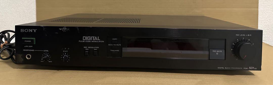 ジャンク　SONY PCM-501ES PCMデジタルオーディオプロセッサー
