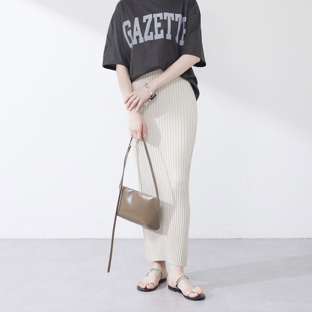 Whim Gazette ニットフィットスカート 36 未使用