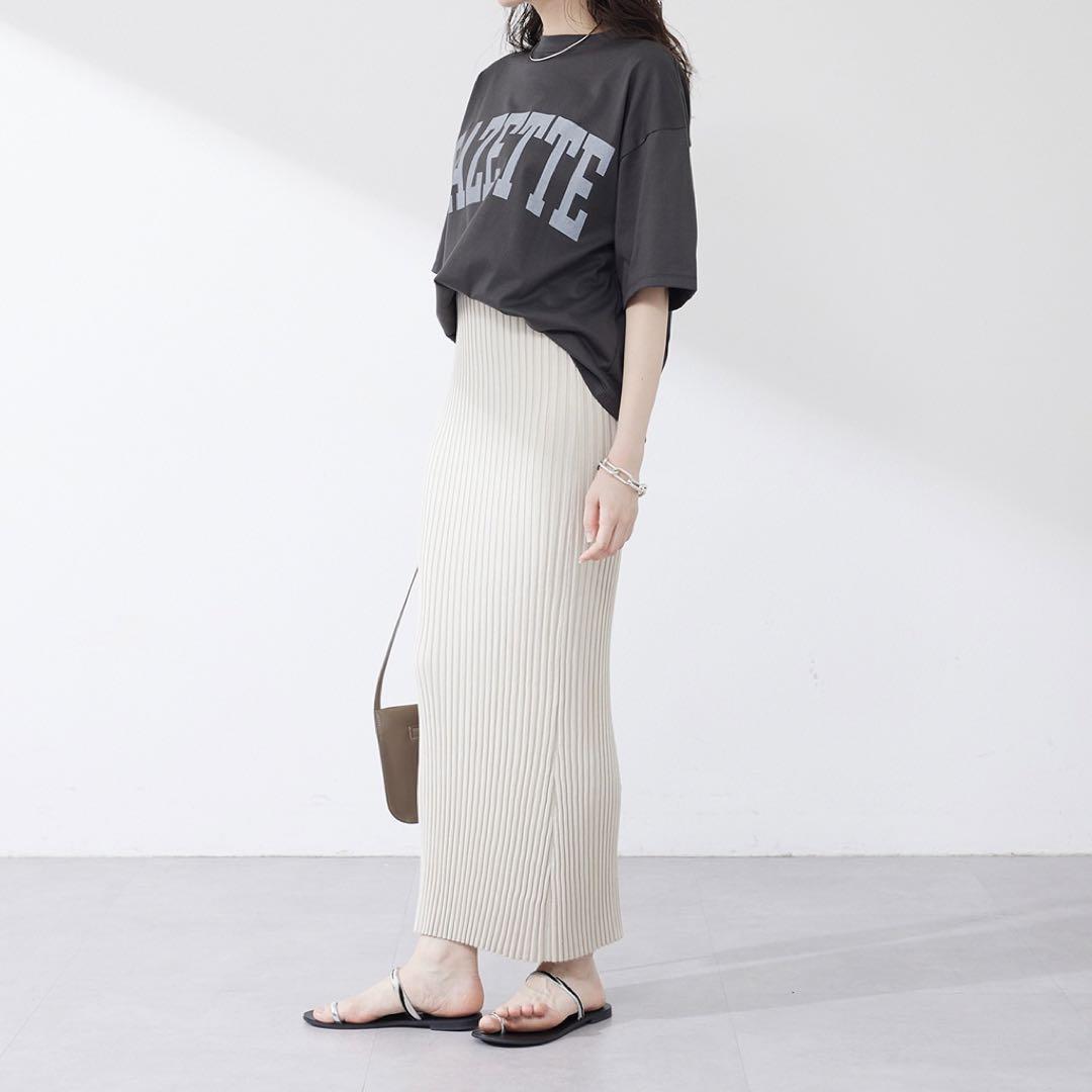 Whim Gazette ニットフィットスカート 36 未使用