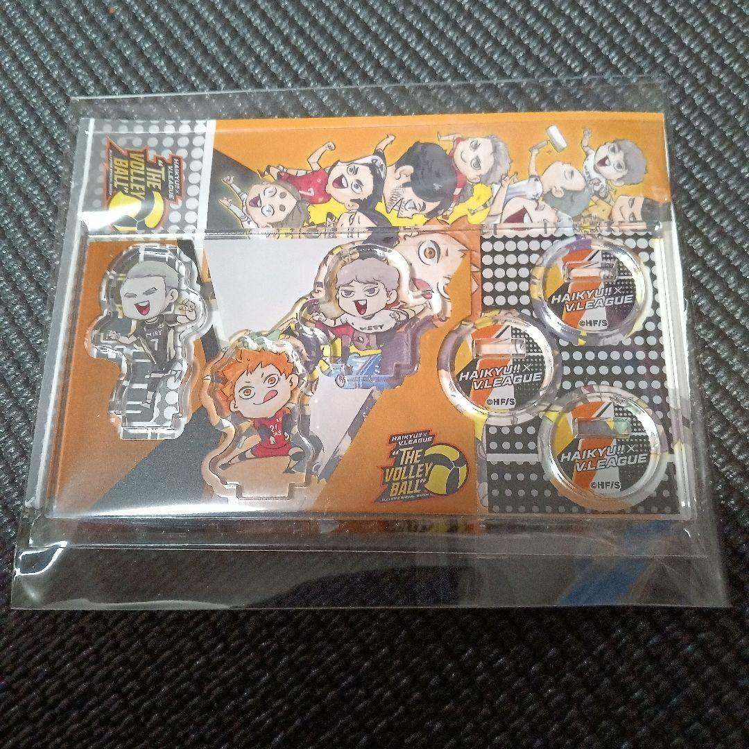 ハイキュー クロニクル Vリーグ コースター 缶バッジ アクリル