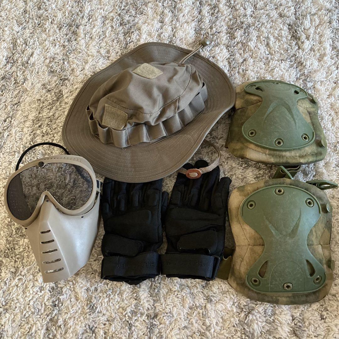 初心者　女性向け　サバゲー　ウェア＆小物　セット　ミリタリー　戦闘服