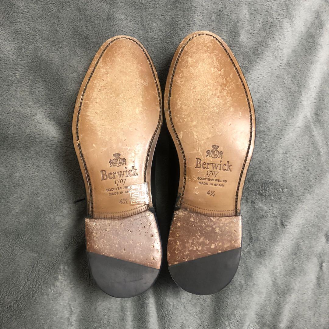 美品【Berwick1707/バーウィック】　革靴