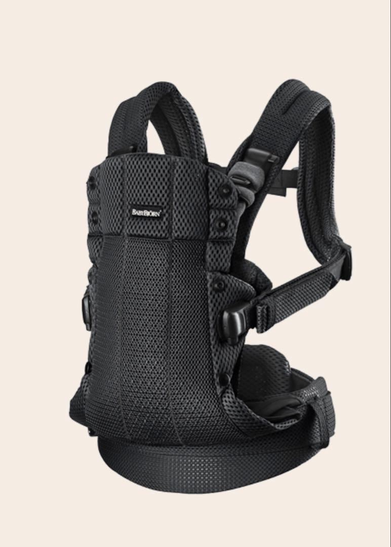 美品  新品未使用】ベビービョルン ハーモニー黒BABYBJORN HARMONY 抱っこひも・スリング