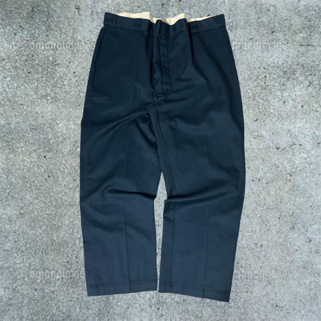 激レア】90s Dickies 874 ネイビー USA製 ヴィンテージ 特大