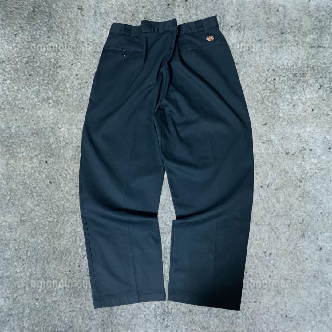 90s ディッキーズ 874 アメリカ製　ネイビー 80s 90s USA製 Dickies ディッキーズ 874 ワーク パンツ