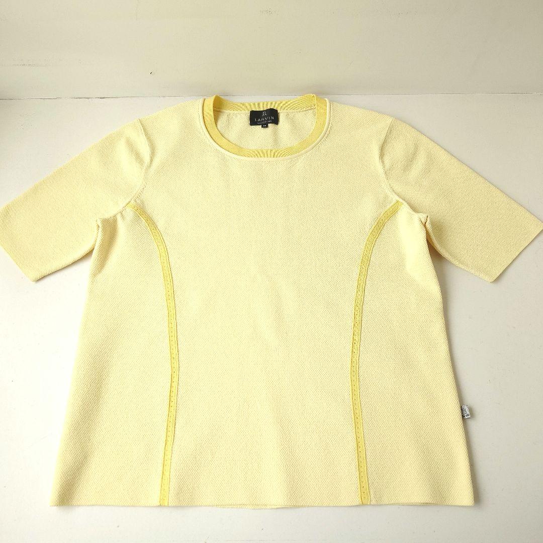 【極美品】 LANVIN ランバンコレクション 半袖カットソー 黄色 M