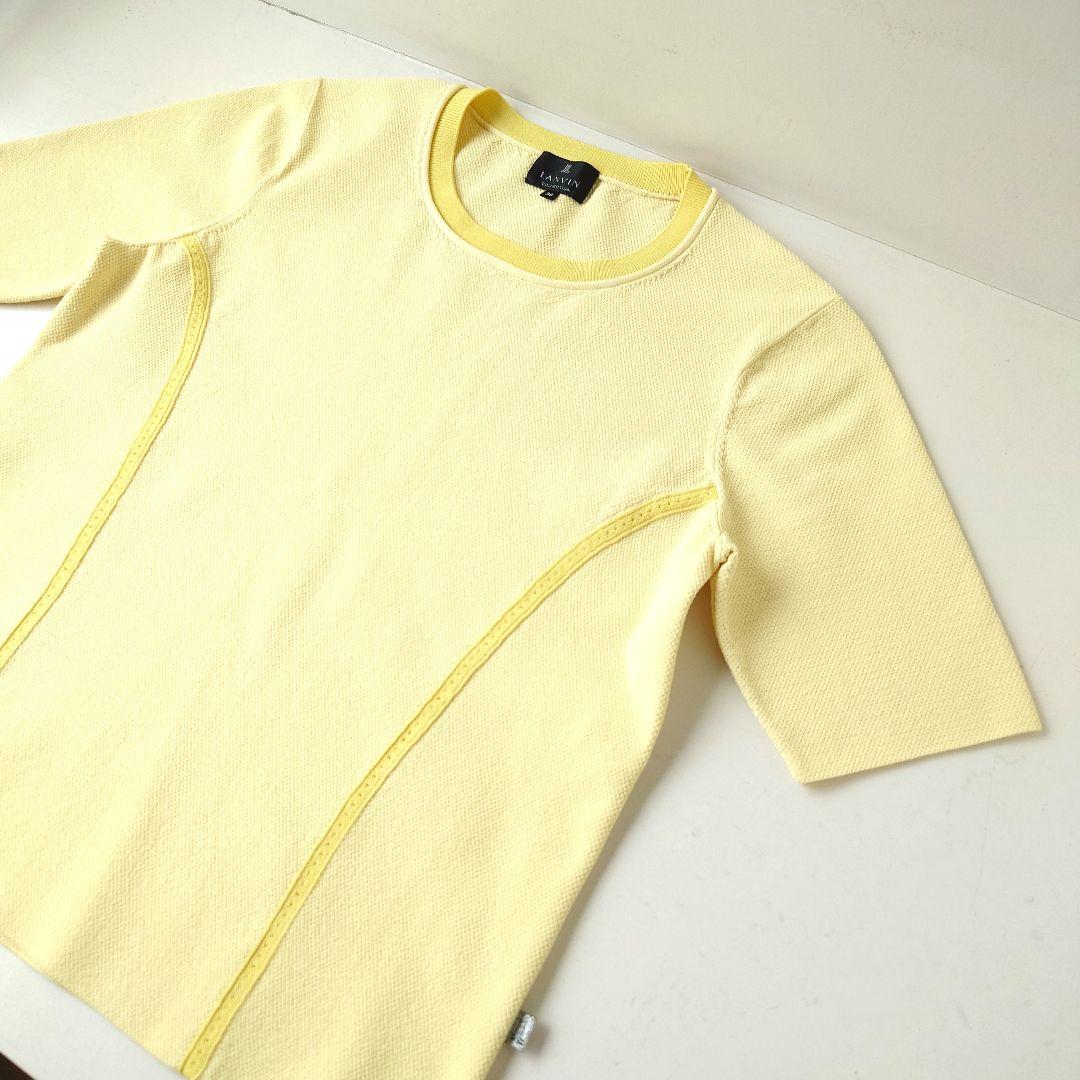【極美品】 LANVIN ランバンコレクション 半袖カットソー 黄色 M