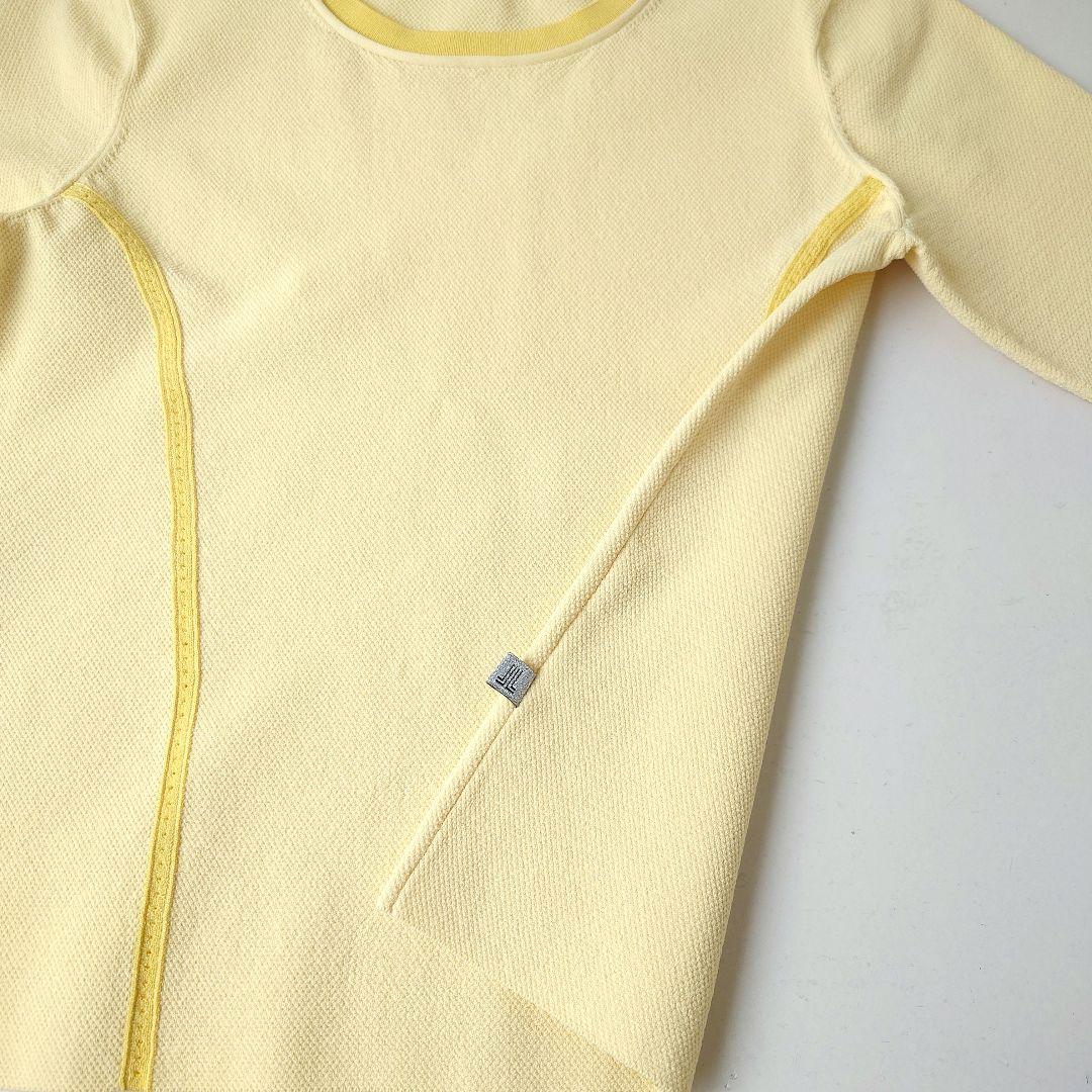 【極美品】 LANVIN ランバンコレクション 半袖カットソー 黄色 M