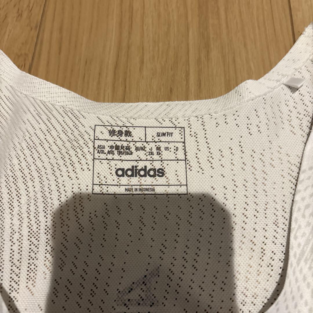 adidas adizero アディゼロ シングレット ランシャツ 2XLサイズ adidas adizero アディゼロ シングレット ランシャツ 2XLサイズ
