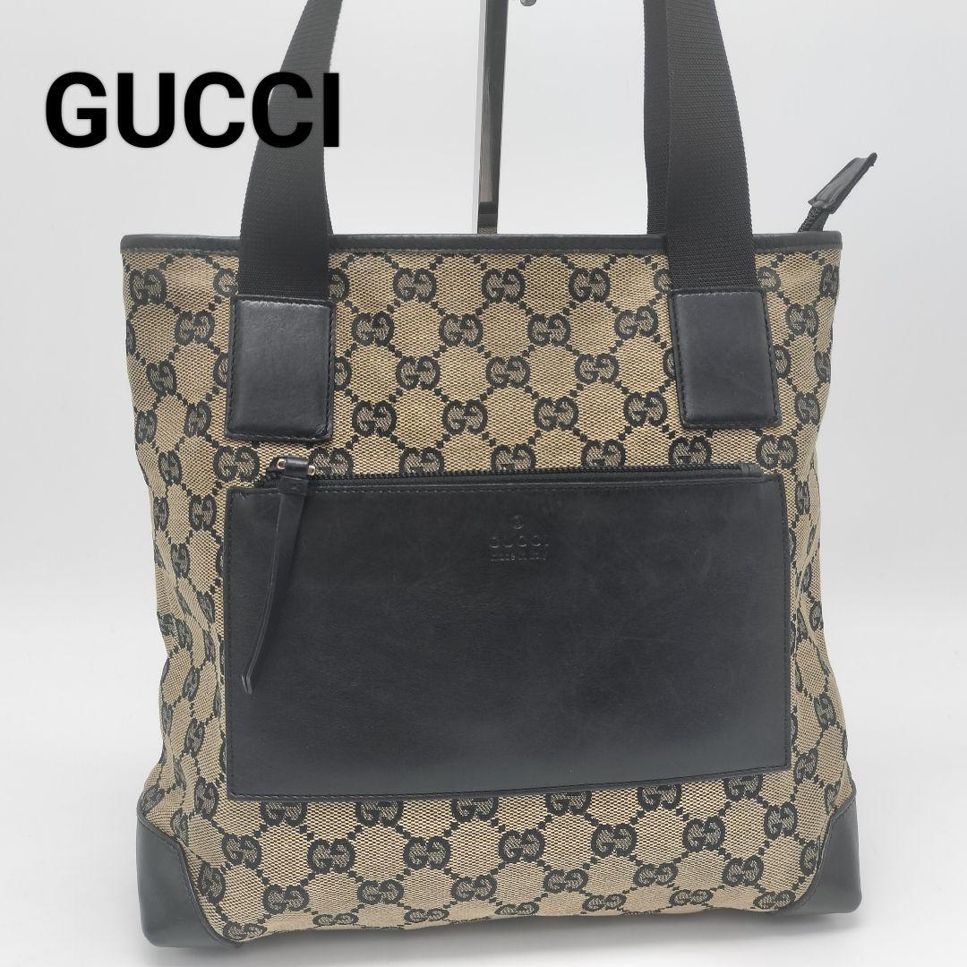 極美品✨グッチ　トートバッグ　GG柄