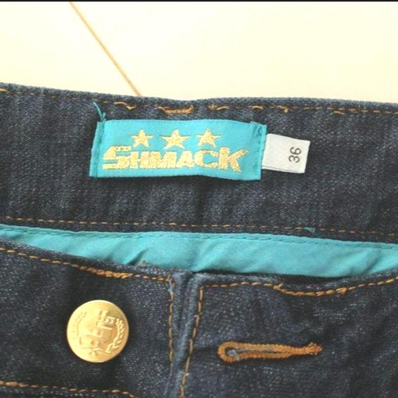 【新品】US SHMACK シュマック 豪華刺繍 デニム 36