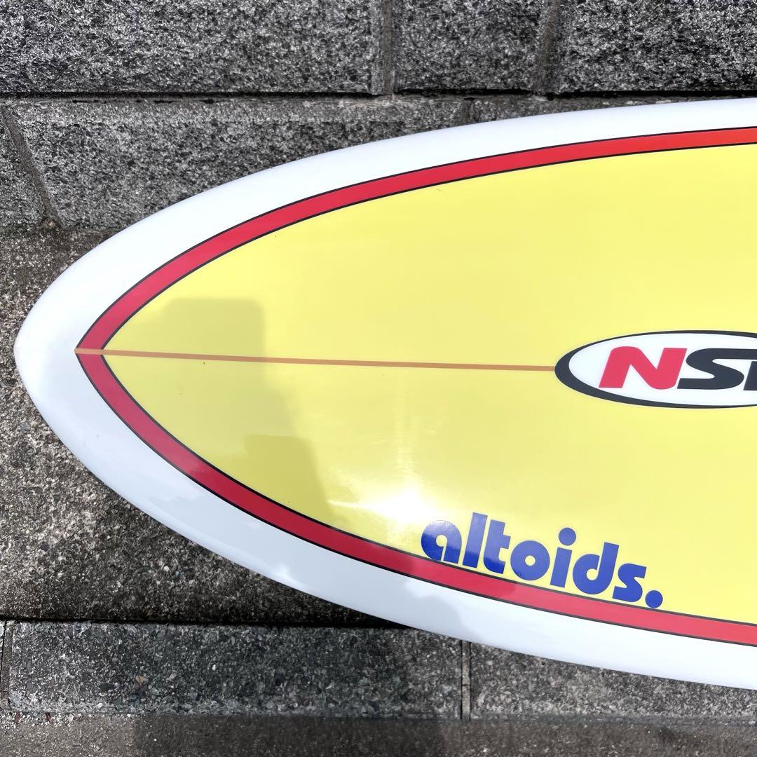美品　NSP ファンボード　7’2ft ミッドレングス　さすぐ使える　良好