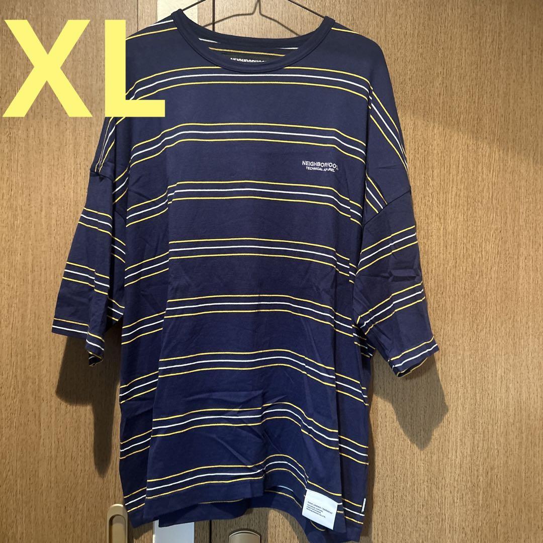 22AW ネイバーフッド ボーダー クルーネック ロングスリーブ T