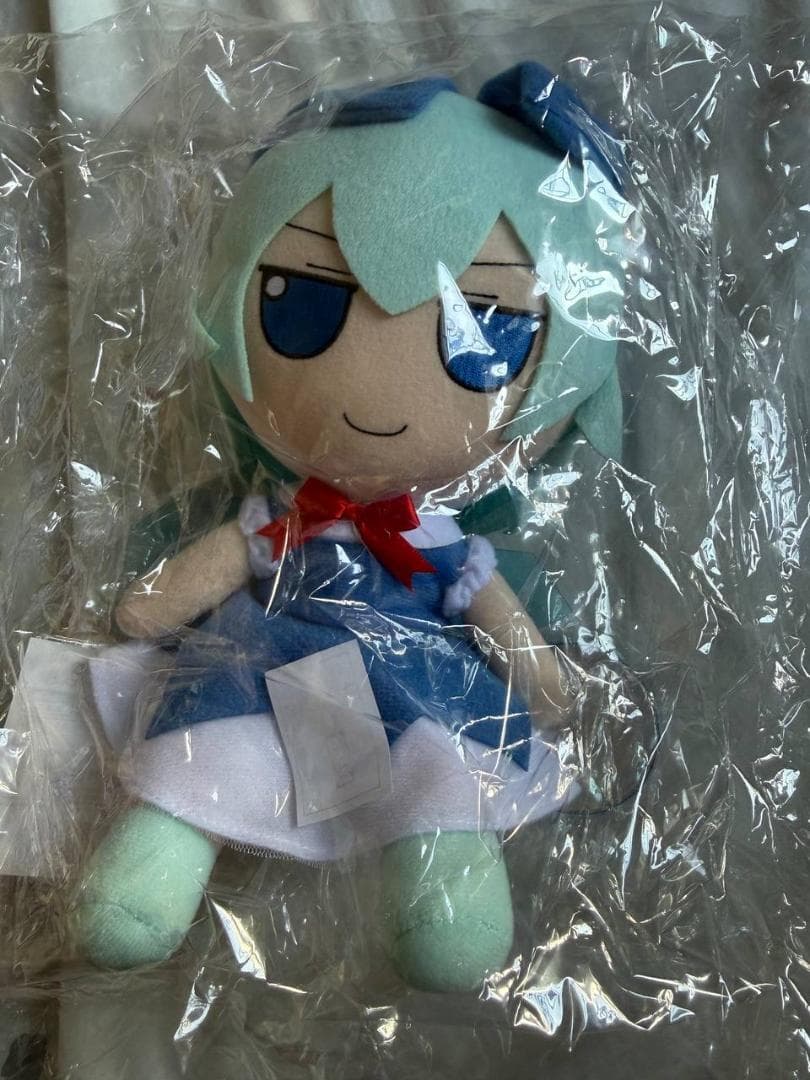 東方ぬいぐるみシリーズ42 チルノ ふもふもちるの ver.1.5 缶バッジ付き