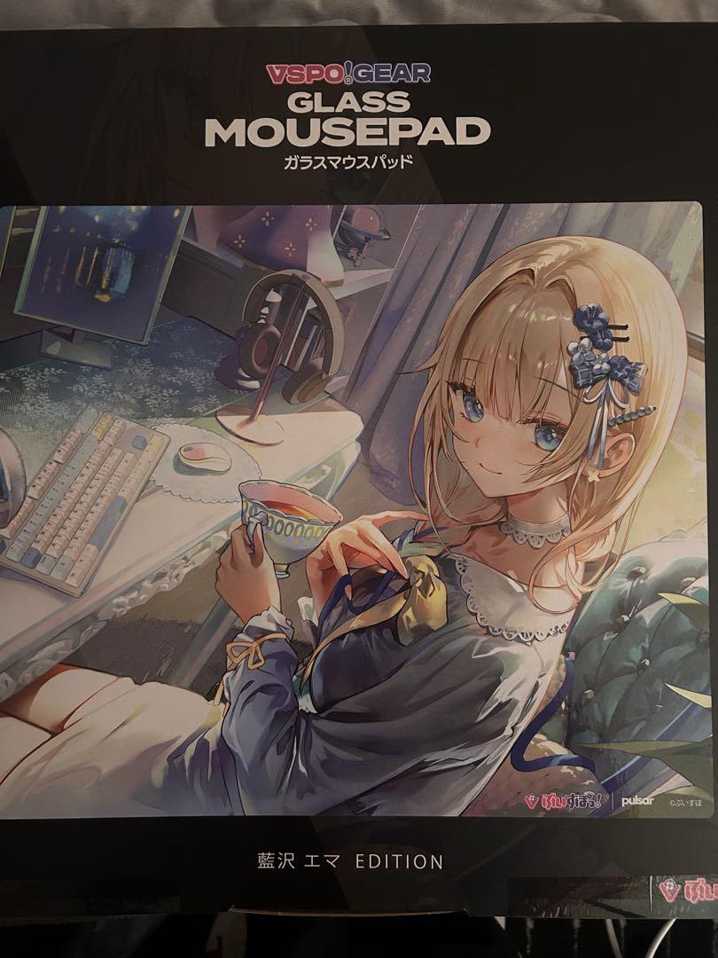 VESPO GEAR ガラスマウスパッド 藍沢エマエディション