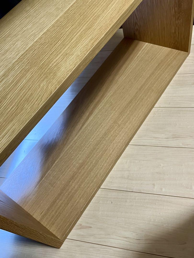 美品】スタッキングシェルフ ワイド2段 無印良品 muji