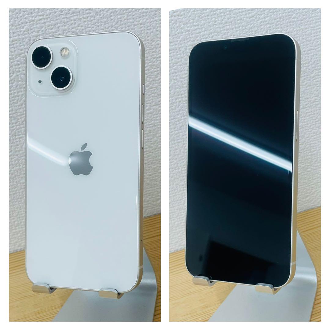 A 100% iPhone 13 128 GB SIMフリー　ホワイト　本体