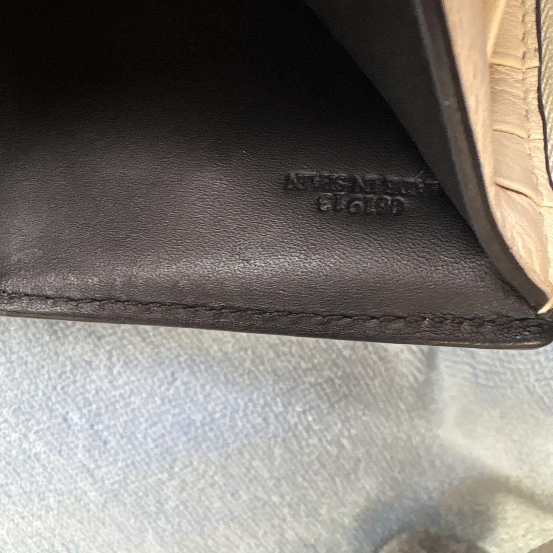 LOEWE ベージュ 三つ折り財布