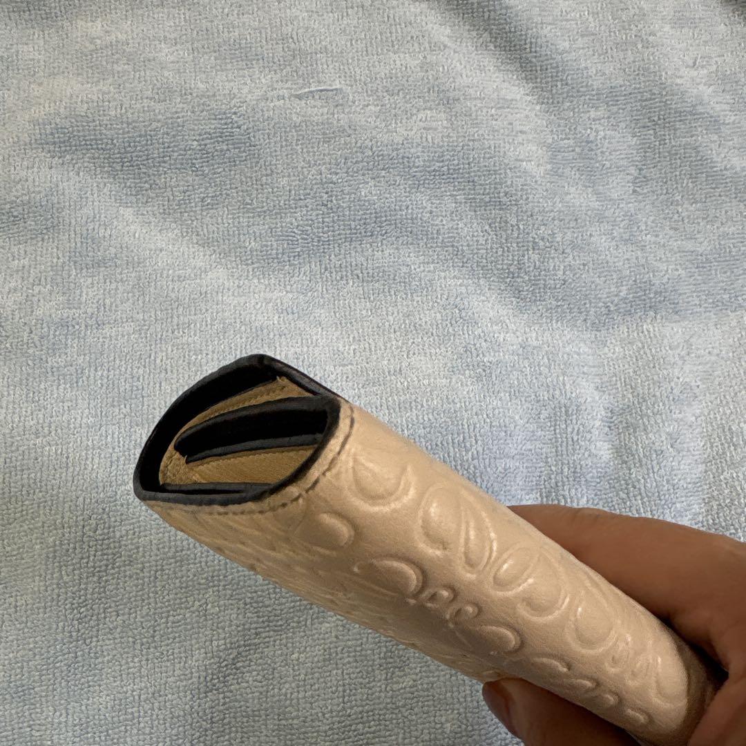 LOEWE ベージュ 三つ折り財布
