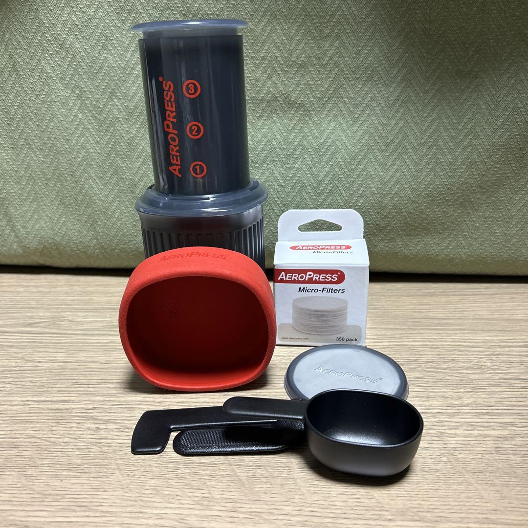 AeroPress コーヒーメーカーとフィルターセット
