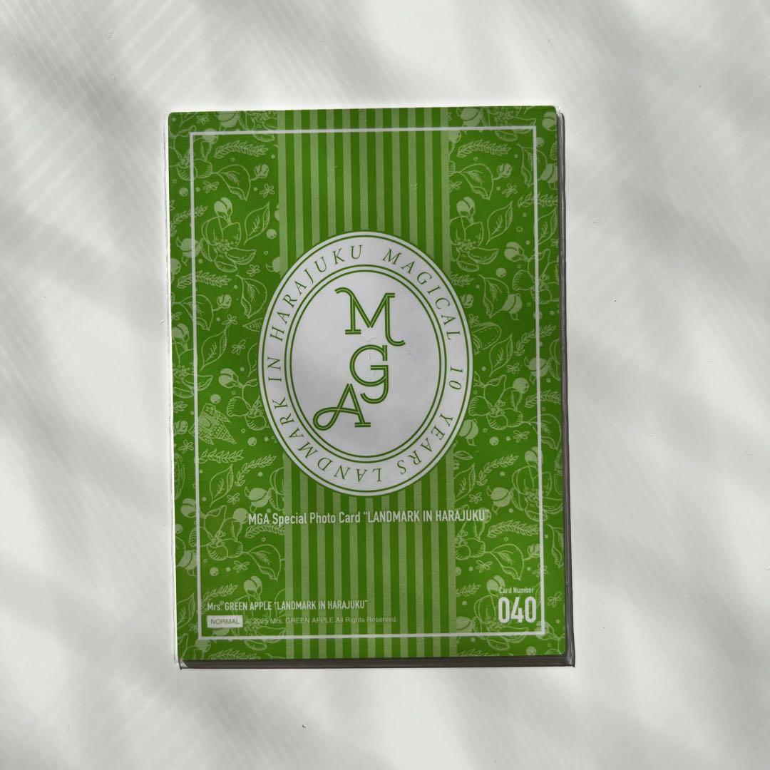 Mrs. GREEN APPLE フォトカード MGA ミセス 藤澤涼架 6枚 - メルカリ