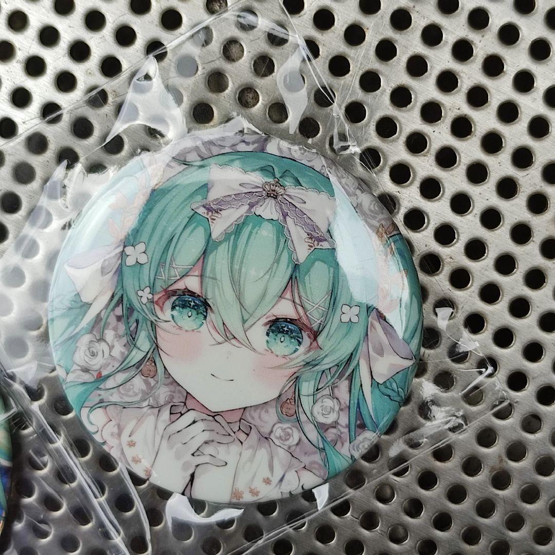 初音ミク のぼる↑ 白い雪のプリンセスは 缶バッジ 大小2個セット！