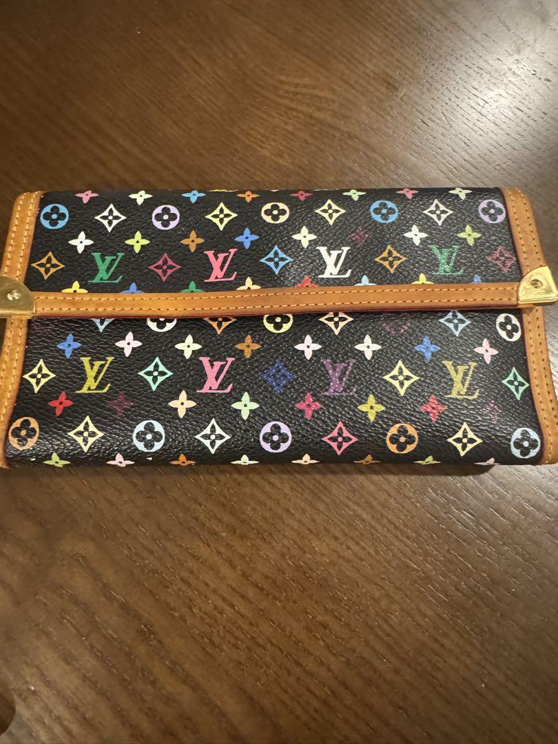 Louis Vuitton モノグラム・マルチカラー 三つ折り財布