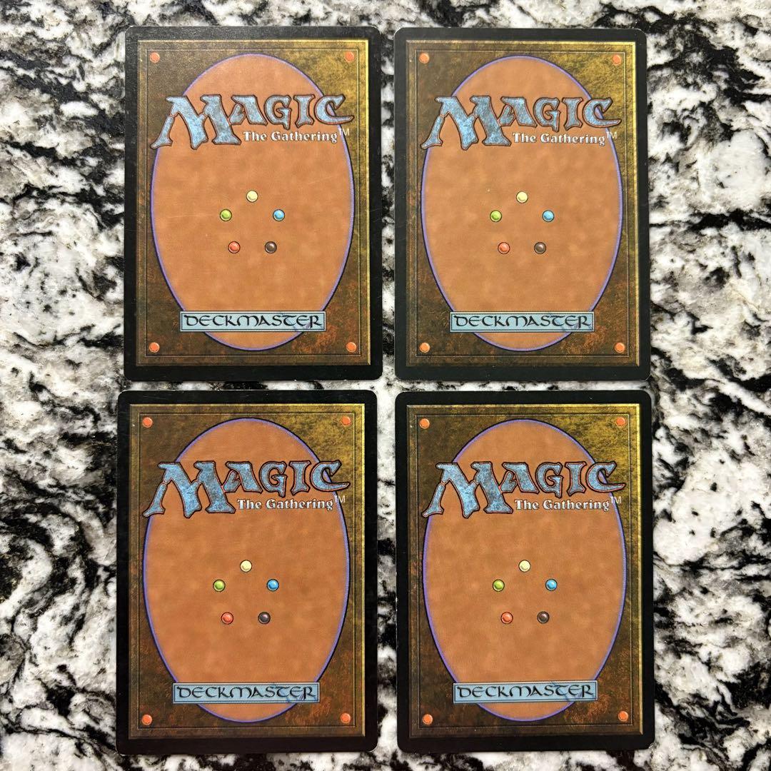 MTG 不毛の大地 Foil 英語 4枚セット - マジック：ザ・ギャザリング