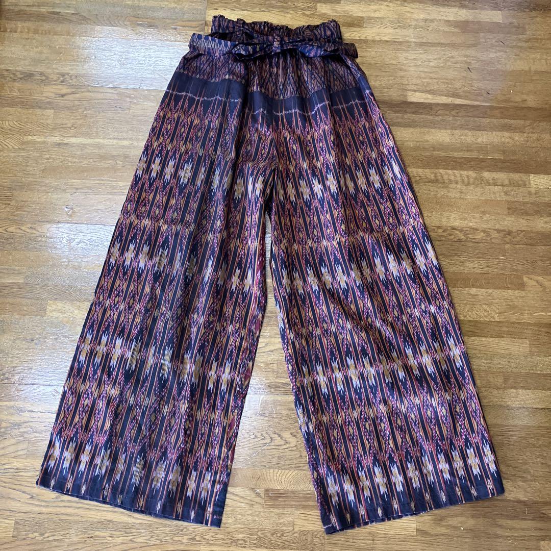 SUMMER SALE 2025タイシルク タイ製オールドシルクパンツ - メルカリ