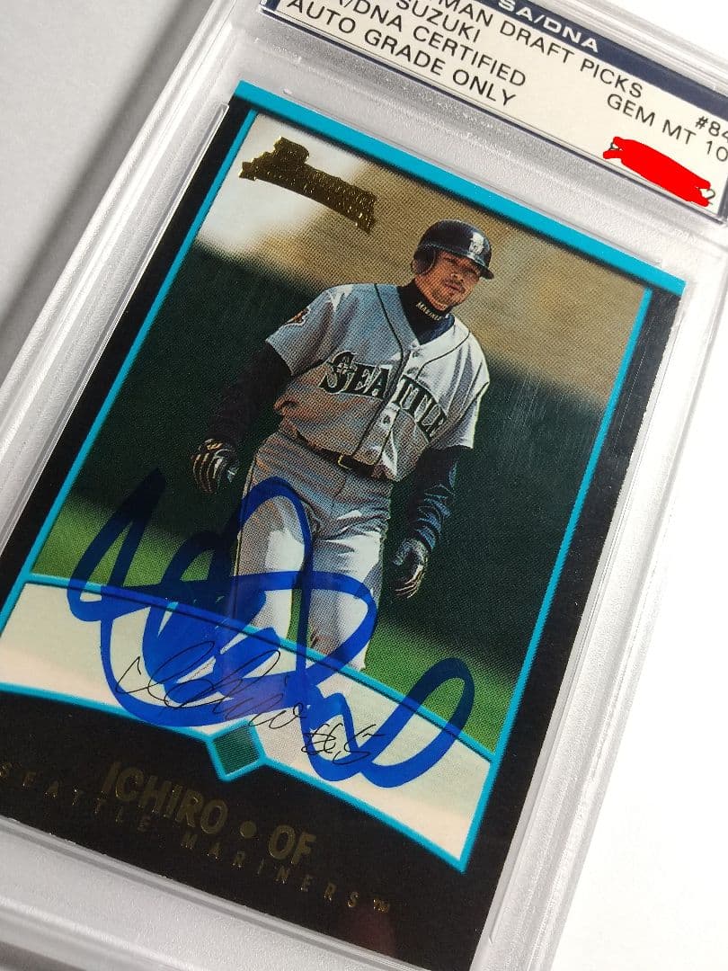 2001 Ichiro Suzuki イチロー 直筆サイン入りカード 84bowman UP786_INFO