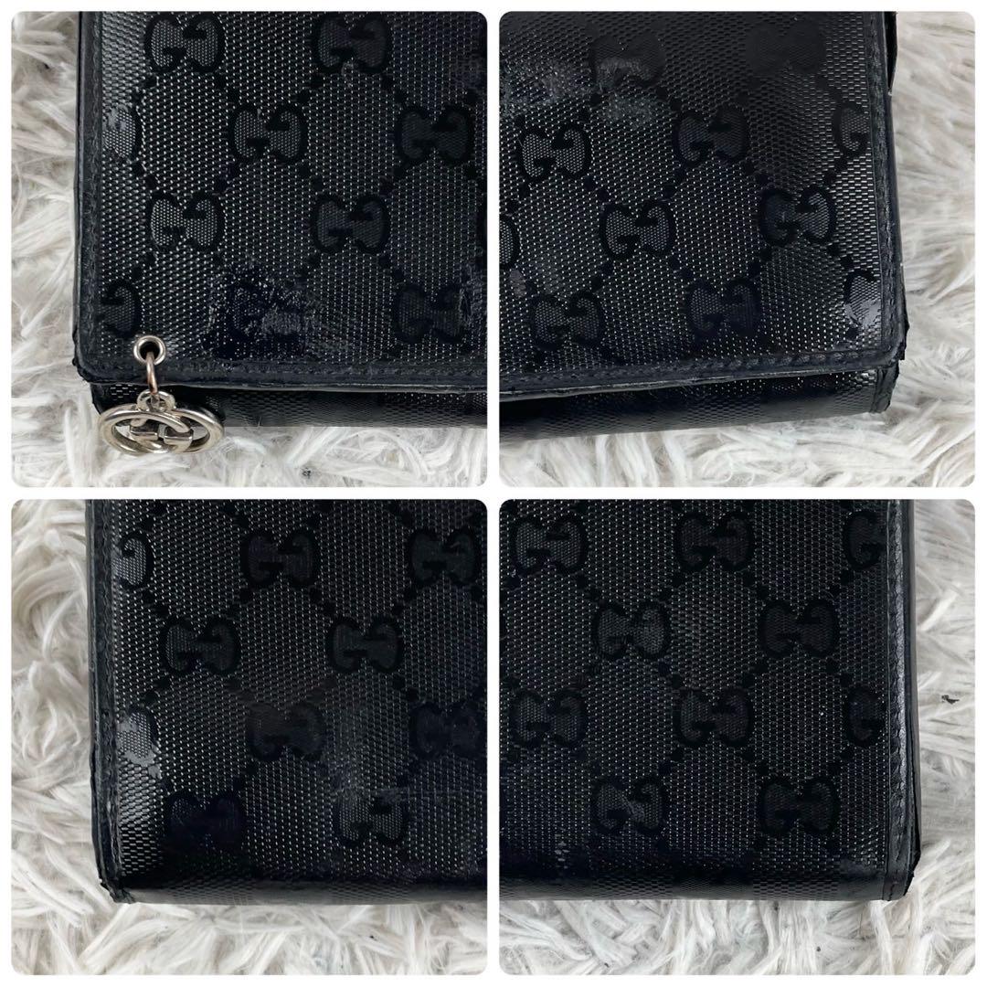 全信頼を寄せる GUCCI 美品 PVC インター ショルダーウォレット インプリメ 小物