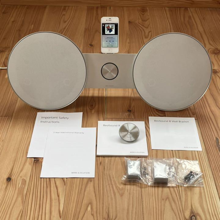 Bu0026O beosound 8 iPhone4s リモコン　取説　壁掛け金具付き
