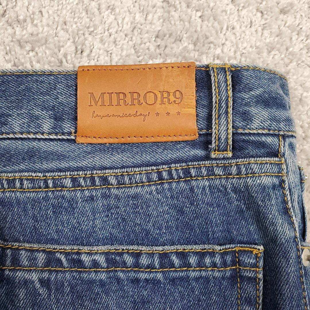 未使用品】MIRROR9 ダメージ加工デニムパンツ M ミラーナイン