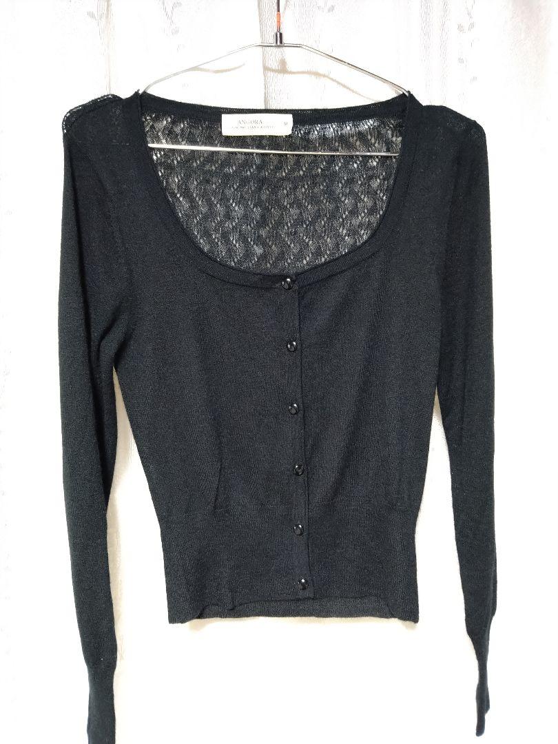 ANGORA 前開きトップス カシミヤ70%、シルク30% 送料無料!